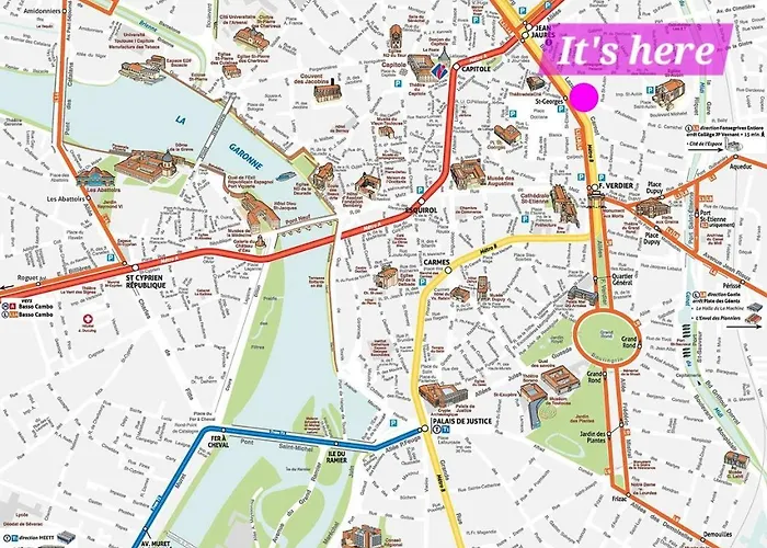 Climatise Centre Toulouse, St Georges, Prox Capitole, Wifi * טולוז